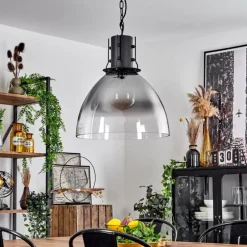 Suspension Tallaa Noir, 1 lumière