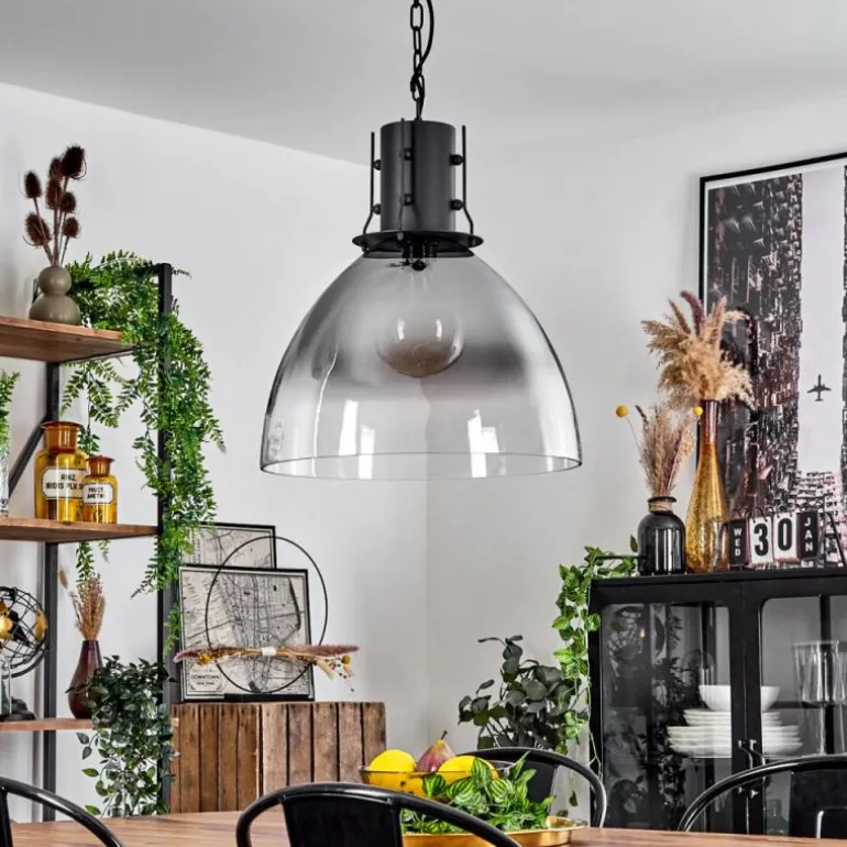 Suspension Tallaa Noir, 1 lumière