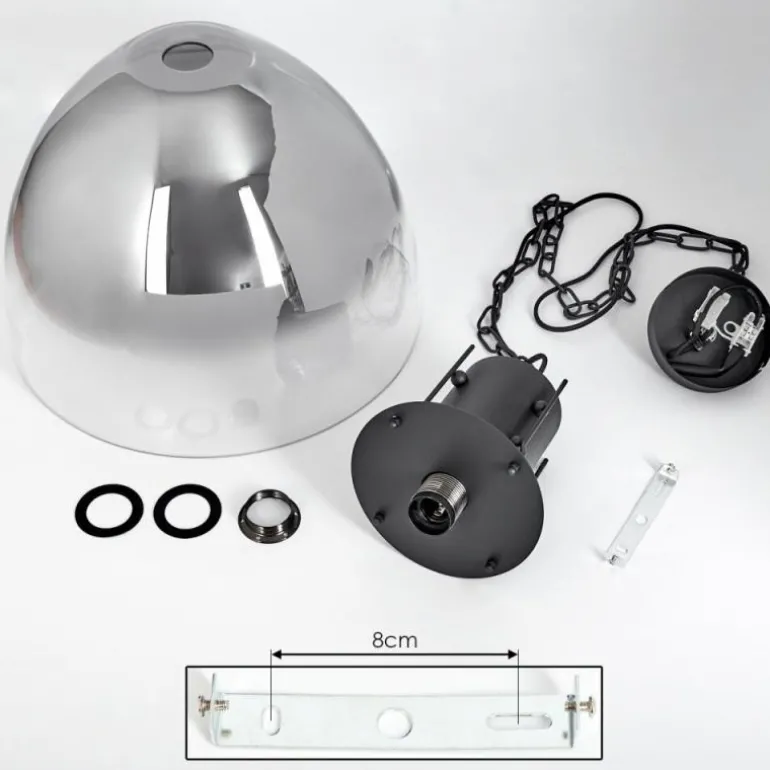 Suspension Tallaa Noir, 1 lumière