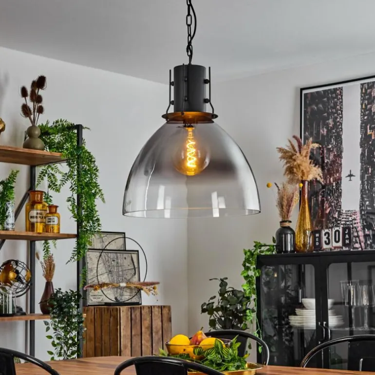 Suspension Tallaa Noir, 1 lumière