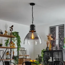 Suspension Tallaa Noir, 1 lumière