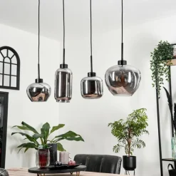Suspension Talok Fumé, 4 lumières