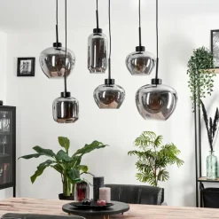 Suspension Talok Fumé, 6 lumières