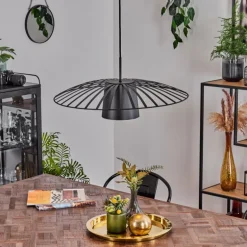 Suspension Tanakou Noir, 1 lumière