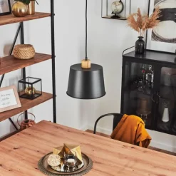 Suspension Tatodere Écru, Noir, 1 lumière