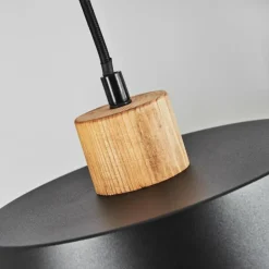 Suspension Tatodere Écru, Noir, 1 lumière