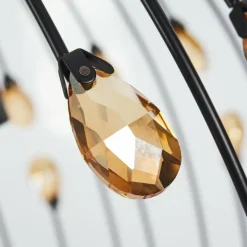 Suspension Tawasu Noir, 1 lumière