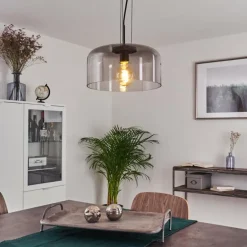 Suspension Tembotalo Chrome, 1 lumière