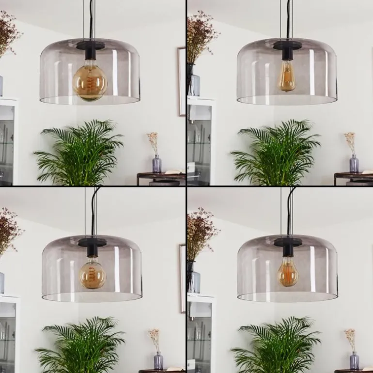 Suspension Tembotalo Noir, 1 lumière