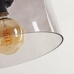 Suspension Tembotalo Noir, 1 lumière