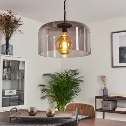 Suspension Tembotalo Noir, 1 lumière