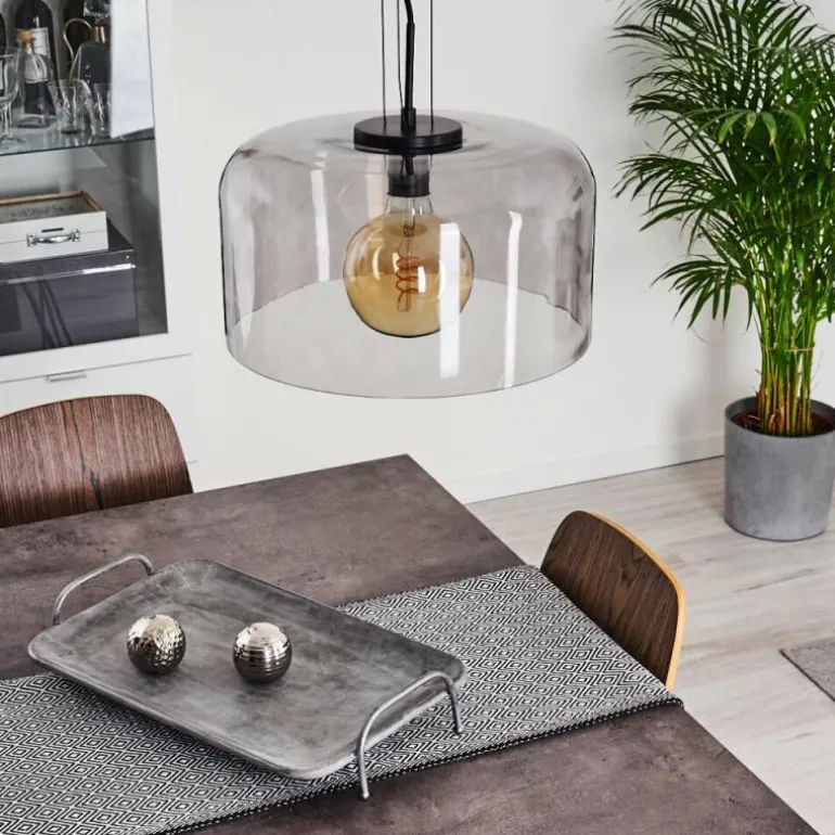 Suspension Tembotalo Noir, 1 lumière