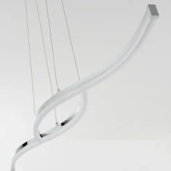 Suspension Thilo LED Chrome, 2 lumières