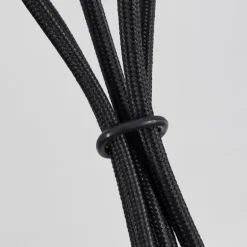 Suspension Tianjin Noir, 5 lumières