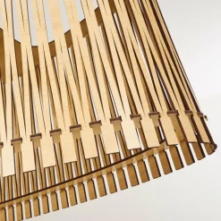 Suspension Timmele Bois clair, 2 lumières