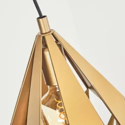 Suspension Tobas Or, 3 lumières