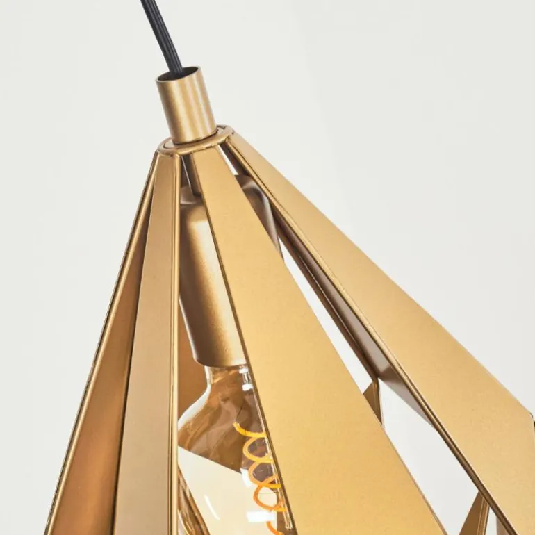 Suspension Tobas Or, 3 lumières