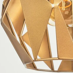 Suspension Tobas Or, 3 lumières