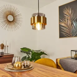 Suspension Traak Noir, 1 lumière