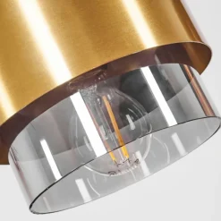 Suspension Traak Noir, 1 lumière