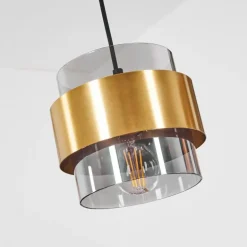 Suspension Traak Noir, 1 lumière