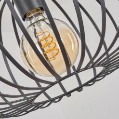 Suspension Trapichera Noir, 1 lumière