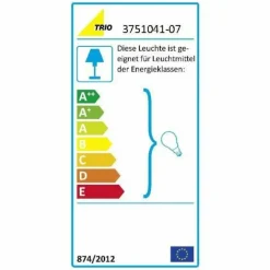 Suspension Trio 3751 Acier inoxydable, Nickel mat, 4 lumières