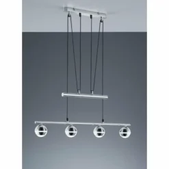Suspension Trio 8282 LED Chrome, 4 lumières