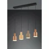 Suspension Trio AGUDO Noir, 4 lumières
