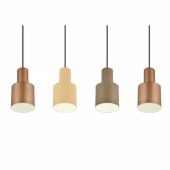 Suspension Trio AGUDO Noir, 4 lumières