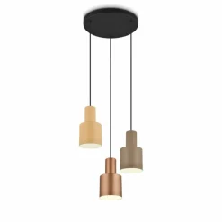 Suspension Trio AGUDO Noir, 3 lumières
