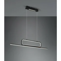 Suspension Trio Aick LED Noir, 1 lumière