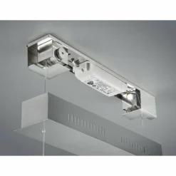 Suspension Trio ALEGRO LED Nickel mat, 4 lumières