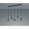 Suspension Trio Balini LED Anthracite, 5 lumières
