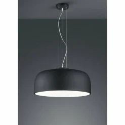 Suspension Trio BARON Noir, 4 lumières