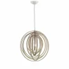 Suspension Trio BOOLAN Bois clair, 1 lumière