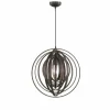 Suspension Trio BOOLAN Brun, 1 lumière