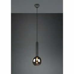 Suspension Trio Clayton Noir, 1 lumière