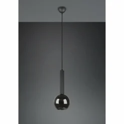 Suspension Trio Clayton Noir, 1 lumière