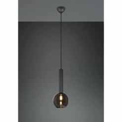 Suspension Trio Clayton Noir, 1 lumière