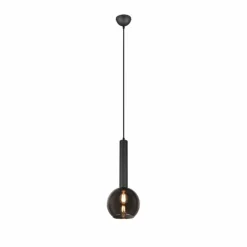 Suspension Trio Clayton Noir, 1 lumière