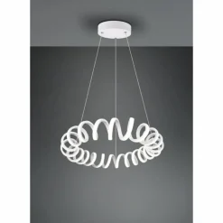 Suspension Trio Curl LED Blanc, 1 lumière