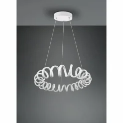 Suspension Trio Curl LED Blanc, 1 lumière