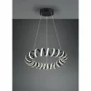 Suspension Trio Curl LED Noir, 1 lumière
