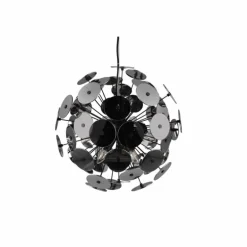 Suspension Trio Discalgo Noir, 6 lumières