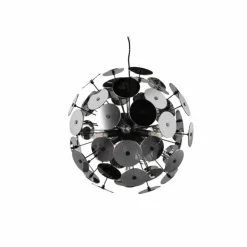 Suspension Trio Discalgo Noir, 6 lumières