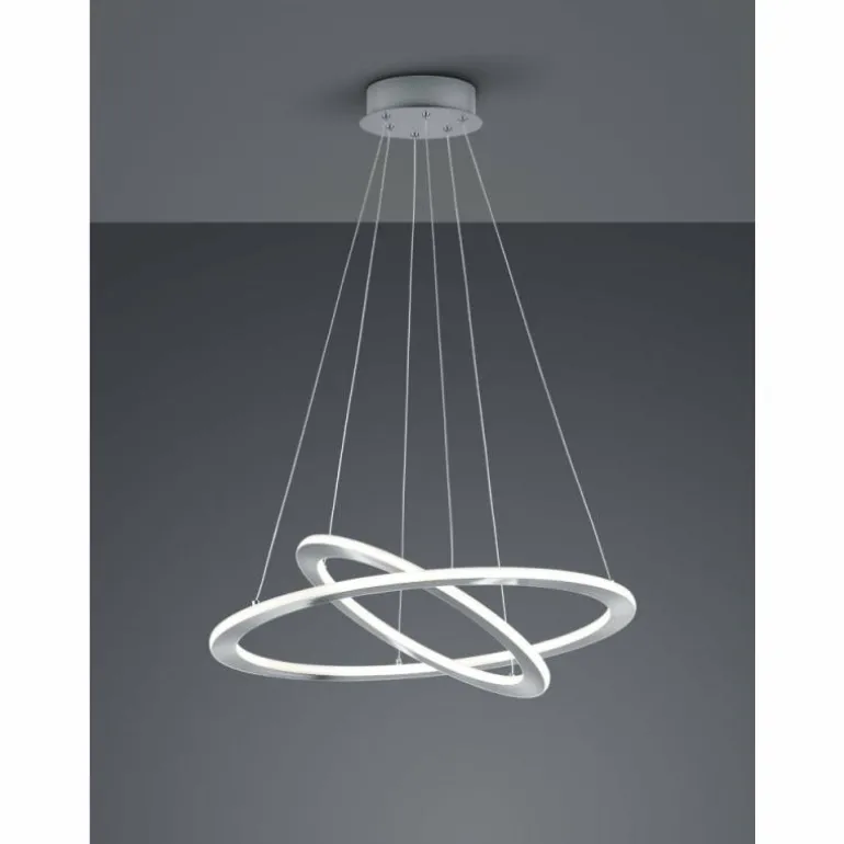 Suspension Trio Durban LED Nickel mat, 1 lumière