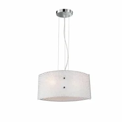 Suspension Trio Elisa Chrome, 2 lumières