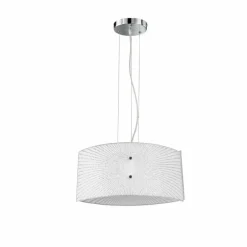 Suspension Trio Elisa Chrome, 2 lumières