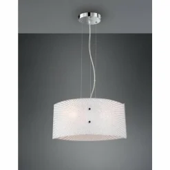 Suspension Trio Elisa Chrome, 2 lumières